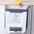 thumbnail image 4 of Wall Mounted Folding Kitchen Can for Cabinet Door Storage Efficient Hanging Waste Solution, 4 of 6