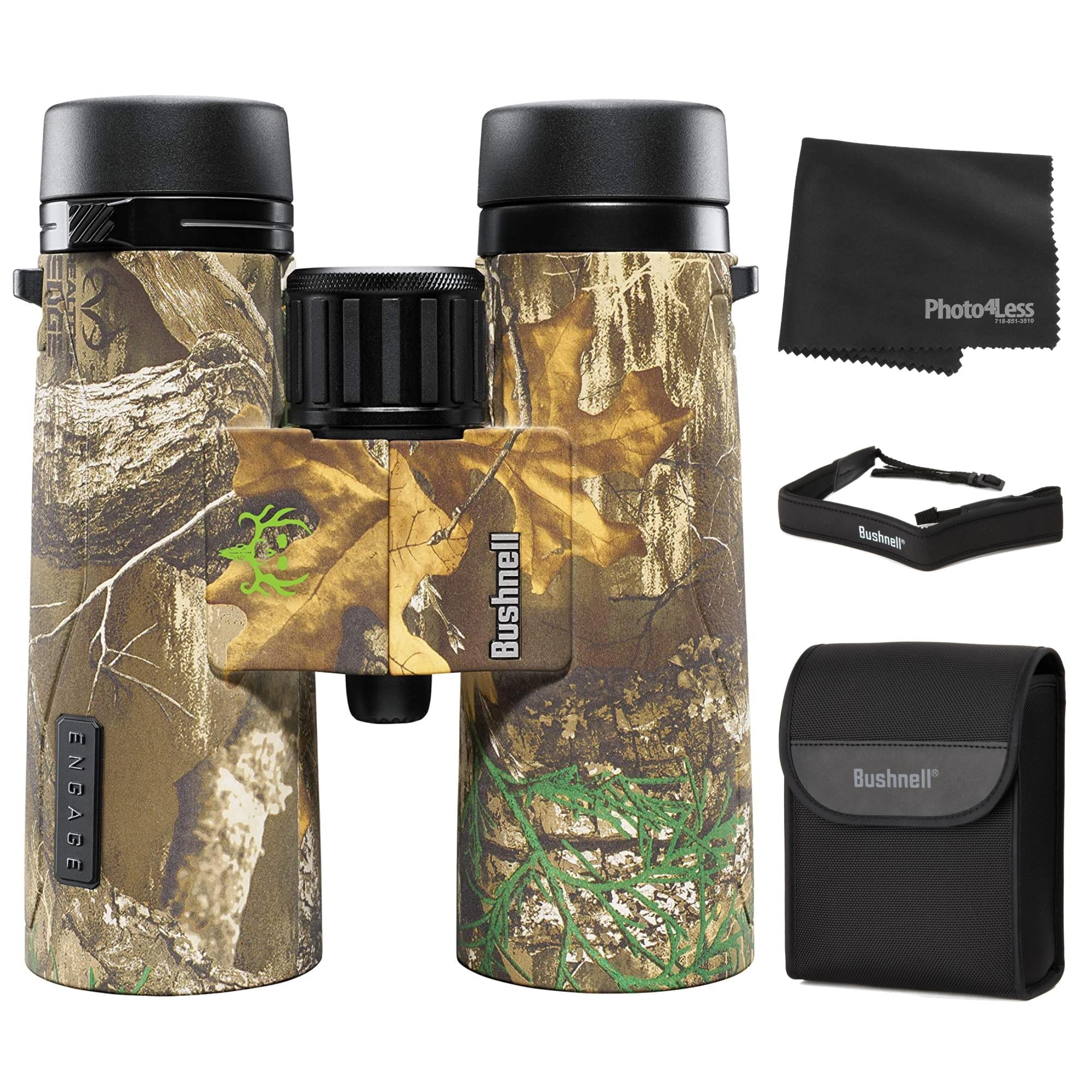 Bushnell Engage X 10X42mm Binoculars Real Tree Edge Bone Collector