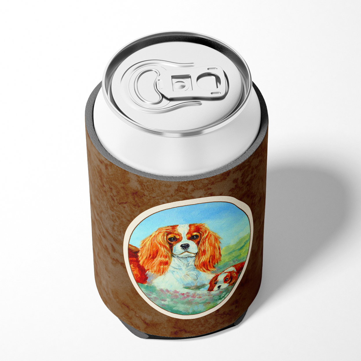 Carolines Treasures 7019CC Cavalier Spaniel Mommas Love Can or Bottle Hugger Can Hugger multicolor