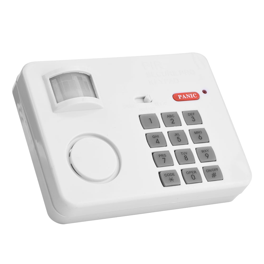 Home Security Alarm System with Wireless PIR Motion Sensor and Keypad Remote