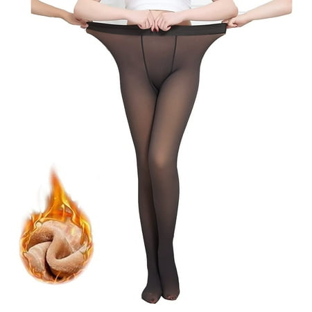 

Women s fake transparent pantyhose warm bottom