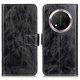 thumbnail image 1 of For Honor X9c 5G Leather Case Wallet Phone Cover Crazy Horse Texture - Black, 1 of 5