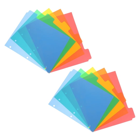 Raindrops Index Card Dividers Assorted Color 10Pcs 11X9.3X0.04In