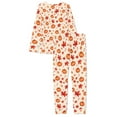 thumbnail image 6 of FOR U DESIGNS Thanksgiving Maple Pumpkin Pajama Set for Women Soft Nightwear Set of 2 Size 2XL Lightweight Lounge Sets for Women with Pockets Sleepwear Tops for Women, 6 of 6
