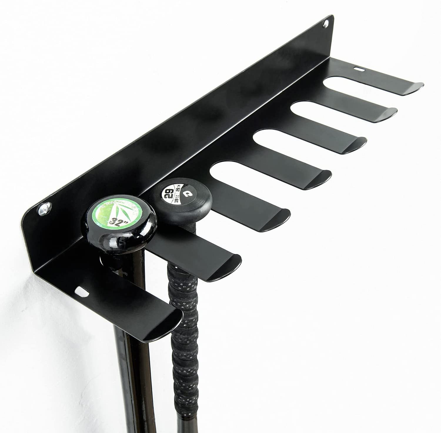 Baseball Bat Rack Display For Storage Holder Hanging Organizer Wall
