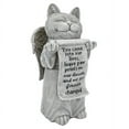 thumbnail image 1 of Design Toscano QL59385 Paw Prints on Our Hearts Memorial Cat Statue, One Size, Greystone, 1 of 5