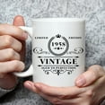 thumbnail image 4 of 1958 Birthday Gifts for Women Men - 1958 Vintage 11 oz Coffee Mug - Great 1958 Birthday Gifts for Grandpa Grandma Dad Mom Friend Sister Brother Coworker, 4 of 7