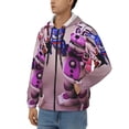 thumbnail image 2 of Lsque Five Nights At Freddy'S for Mens Full-zip Hoodie, Zip-up Pullover Hooded Sweatshirt, Kangaroo Pocket Hoodie Ideal for Daily Wear, Travel, and Home-Large, 2 of 8