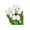 White, variant on Floral Bouquets for Home Elegant Decoration Set for Living Room Bedroom or Bathroom Ideal for Holidays Weddings and Seasonal, 13.4x1.2 inch, Peach