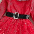 thumbnail image 3 of Vestido de Navidad para niña, vestido de Navidad de manga larga + diadema, trajes de 2 uds Yw1, 3 of 5