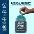 thumbnail image 4 of BEAST BITES - Creatine Bites - 5g Creatine Monohydrate Per Serving - No Sugar or Artificial Colors - Low-Calorie, Vegan & Halal - Made in The USA - Blue Raspberry Flavor - 30 Gummies, 4 of 5
