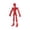 Red, variant on Articulating Skeleton Sculpture 3D Printed Red Plastic Ornament Detachable Gothic Decoration for Office Stress Relief Aesthetic