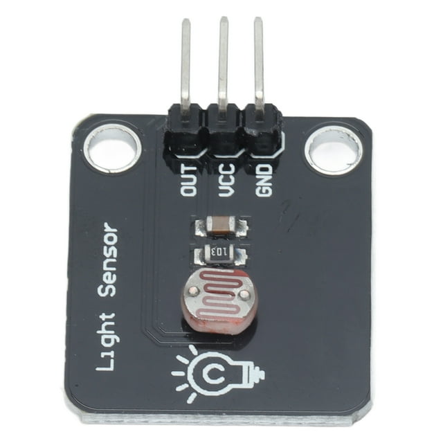 Module de Résistance Photosensible, 3.3-5V Module de Capteur Photosensible Forte Capacité d'Acceptation Alimentation Stable de Sortie de Faible Puissance pour Carte d'Expansion de Capteur