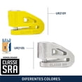 thumbnail image 2 of Candado de Disco Urban UR210S Gris con Alta Seguridad SRA y Doble Cierre para Moto, 2 of 7