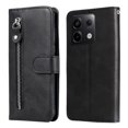 thumbnail image 1 of Estuche de Cuero PU con Cierre para Xiaomi Redmi Note 13 Pro 5G , Funda Protectora con Billetera y Correa, 1 of 6