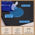 thumbnail image 5 of GORILLA GRIP Waterproof Silicone Under Sink Mat with Lip for Kitchen and Bathroom, 46 x 22 in, Black, 5 of 9