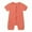 Orange, variant on Odeerbi Toddler Romper Baby Boys Girls Clothes Newborn Summer Bodysuit Sleeveless Zipper One-piece Romper Jumpsuit Gray