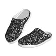 thumbnail image 2 of Fotbe Daisies Flowers Pattern Women's Fuzzy Curly Fur Memory Foam Loafer Slippers Indoor Outdoor Slippers Winter Home Shoes-42/43, 2 of 7