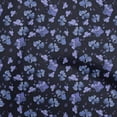 thumbnail image 1 of oneOone Cotton Silk Medium Blue Fabric Floral Retro Dress Material Fabric Print Fabric By The Yard 42 Inch Wide, 1 of 5