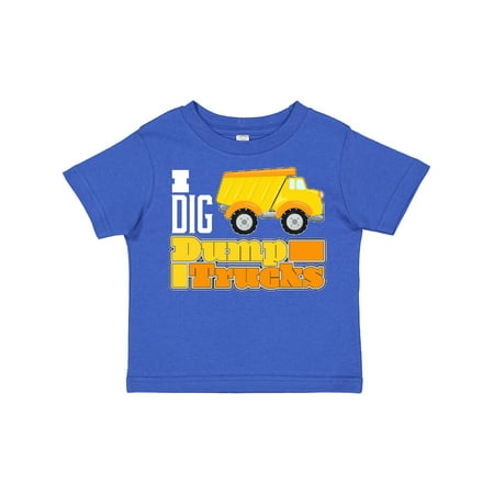

Inktastic I Dig Dump Trucks Gift Toddler Boy or Toddler Girl T-Shirt