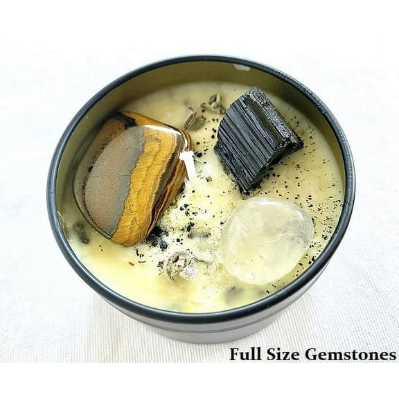 Dragonsblood Candle ~ 100% Soy Wax ~ Full Size Gemstone Candle