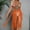 Orange, variant on HOMBOM Swim Cover Up for Women Tassel Dresses Flower Embroidery Bikini Ladies Boho Beach Cover-Up