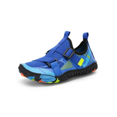 

Sanviglor Unisex Hiking Shoe Quick Dry Beach Water Shoes Athletic Flats Outdoor Lightweight Comfort Sneakers Cycling Slip-On Blue 8C