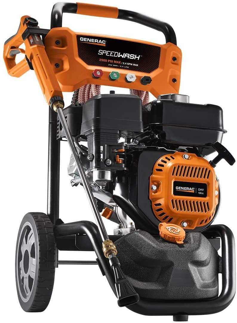 Generac 7899 SpeedWash 2900 PSI 2.4 GPM Pressure Washer with 196cc