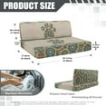 thumbnail image 7 of Yuyamidu Boho RV Dinette Cushion Covers Dog Paw Camper Cushions Covers Replacement Soft Camper Cushion Slipcover 1 Pcs Bench Cover 1 Pcs Backrest Cover, 7 of 7