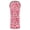 Romantic Gnomes with Heart, variant on Haosy Retro Groovy Checkered Golf Club Covers Driver Hybrid Wood Headcovers PU Leather Double-Layer Lining Replaceable Tags for Men Women