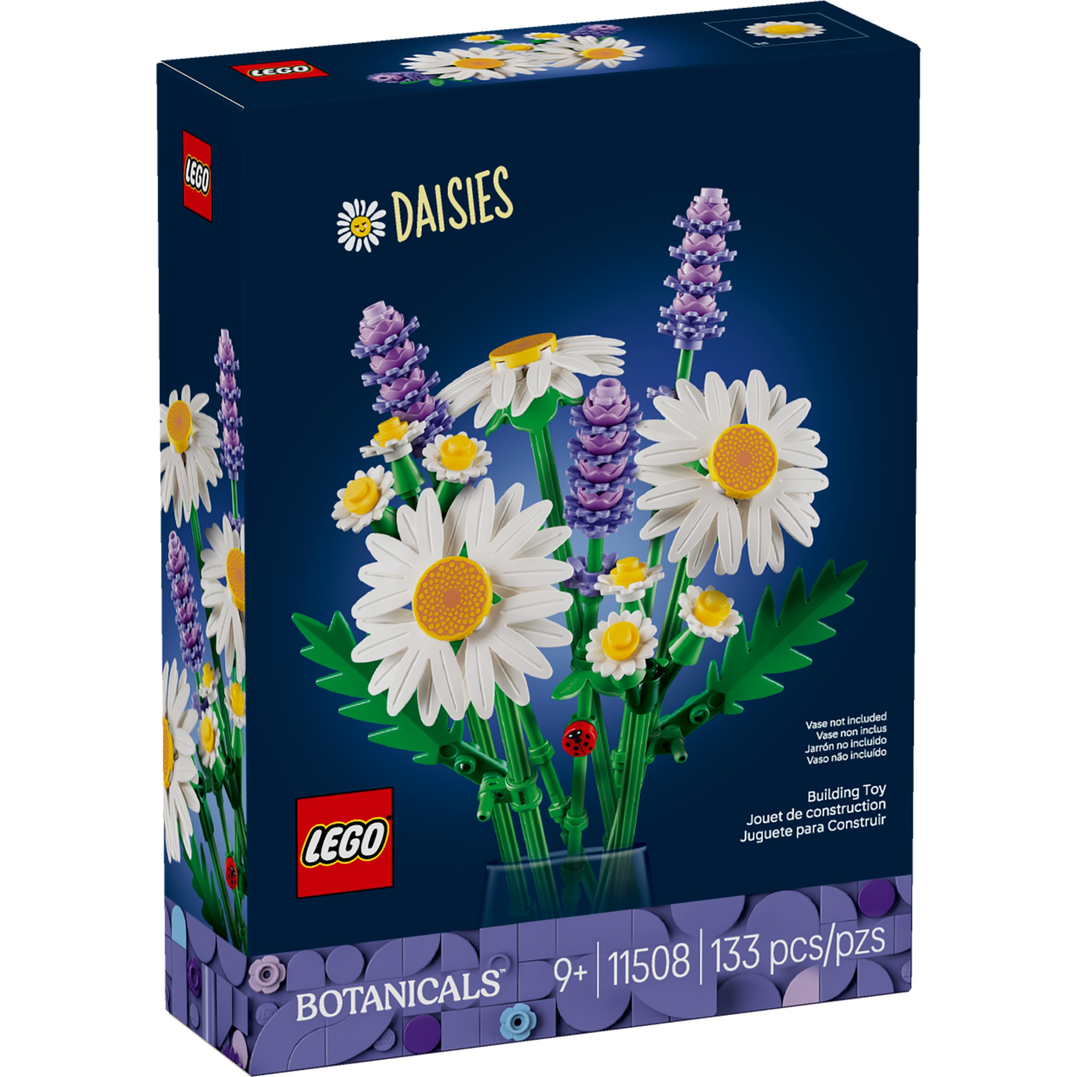 LEGO Botanicals Margaritas Juguete de Construcción - Regalo de Cumpleaños para Niños y Adultos, Edades 9+ - Decoración para Habitación de Niños para Estante o Escritorio, Niñas y Niños - 11508 2