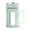 Green, variant on Double Layer Office Cup, Plastic and Glass Insulated Cup with Lid and Handle, Thermal Protection for Hot Tea or Cold Drinks, Transparent Window for Drink Visibility, Food-Safe Material for Daily Use