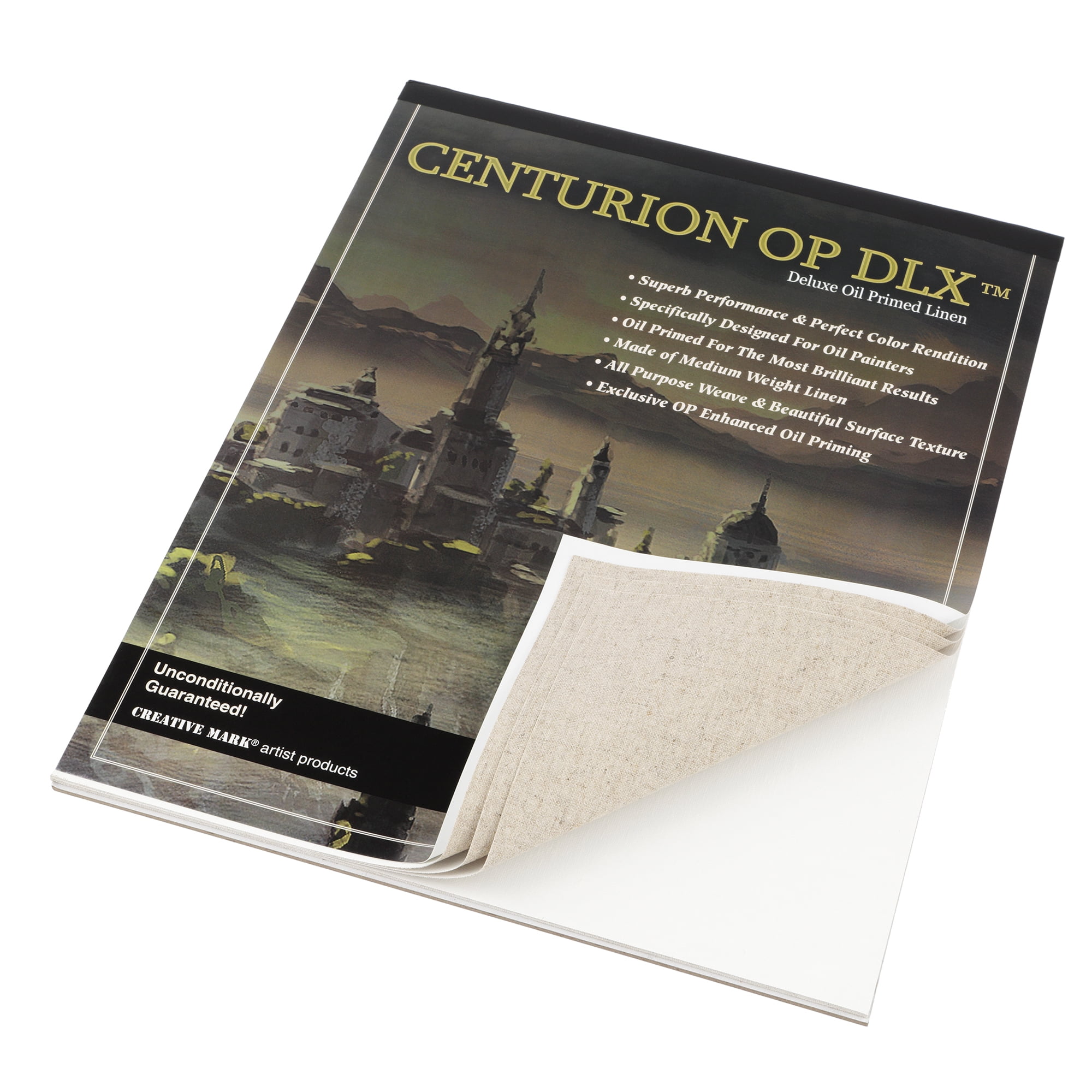 Centurion Artist Canvas Pads For Oil Painting, 11 Ounce Weight, 10 Bleed Proof Sheets, Single 9x12 in