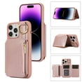 thumbnail image 1 of MesaSe 15/15Plus/15Pro/15PM Leather Case  Phone Protector Case Hanging Cord Multi Card Bag Convenient Payment Phone Case, 1 of 7