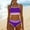 Purple, variant on Girls' Solid Color High-Waisted Two-Piece Bikini Swimsuit with Adjustable Straps and Removable Padding
