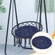 thumbnail image 2 of Cojín de asiento acolchado, cojín colgante para silla tipo huevo, almohada de suelo, redondo, 15,7 pulgadas, Azul oscuro, 2 of 9