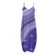 thumbnail image 4 of Vestidos Para Mujer Maxi Vestido Slip Vestido de Moda Sling Cintura Media Cuello en V Sin Mangas Rayas Estampado Floral Delgado Playa Vestido Largo Odeerbi ODB167846, 4 of 5