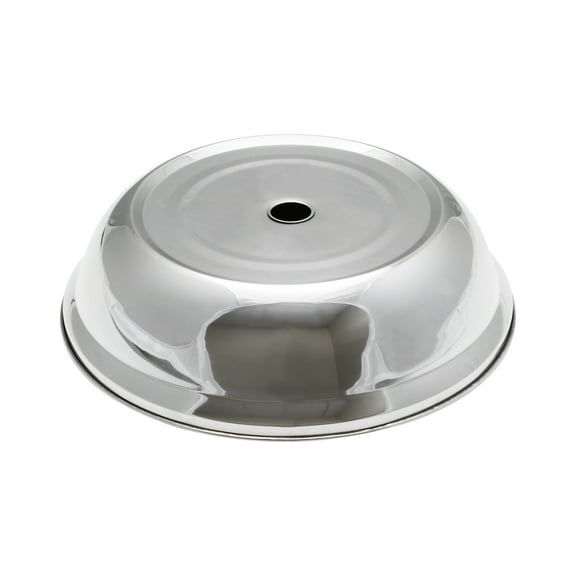 Excellante stainless steel with mirror finish 9-3/4 " multi fit plate cover, comes in each