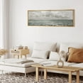 thumbnail image 3 of IDEA4WALL Extra Large Framed Canvas Print Wall Art Stormy Sea with Seagulls Artwork Nature Wilderness Antique Retro Fine Art Decorative Multicolor for Home Decoration - 60"x20", 3 of 5