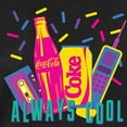 thumbnail image 3 of Coca-Cola - 90's Retro Style - Always Cool - Juniors Fitted Graphic T-Shirt, 3 of 5