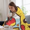 thumbnail image 7 of Pokemon Pikachu Throw Blanket Cute Flannel for Boys Girls Men Women, 7 of 7