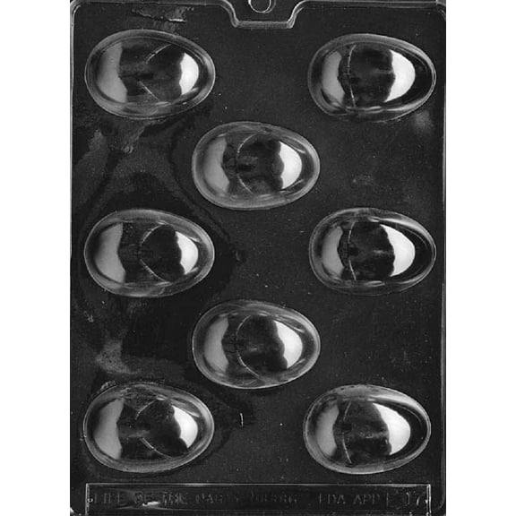 Grandmama's Goodies E017 Large Egg Easter Chocolate Candy Soap Mold with Exclusive Molding Instructions