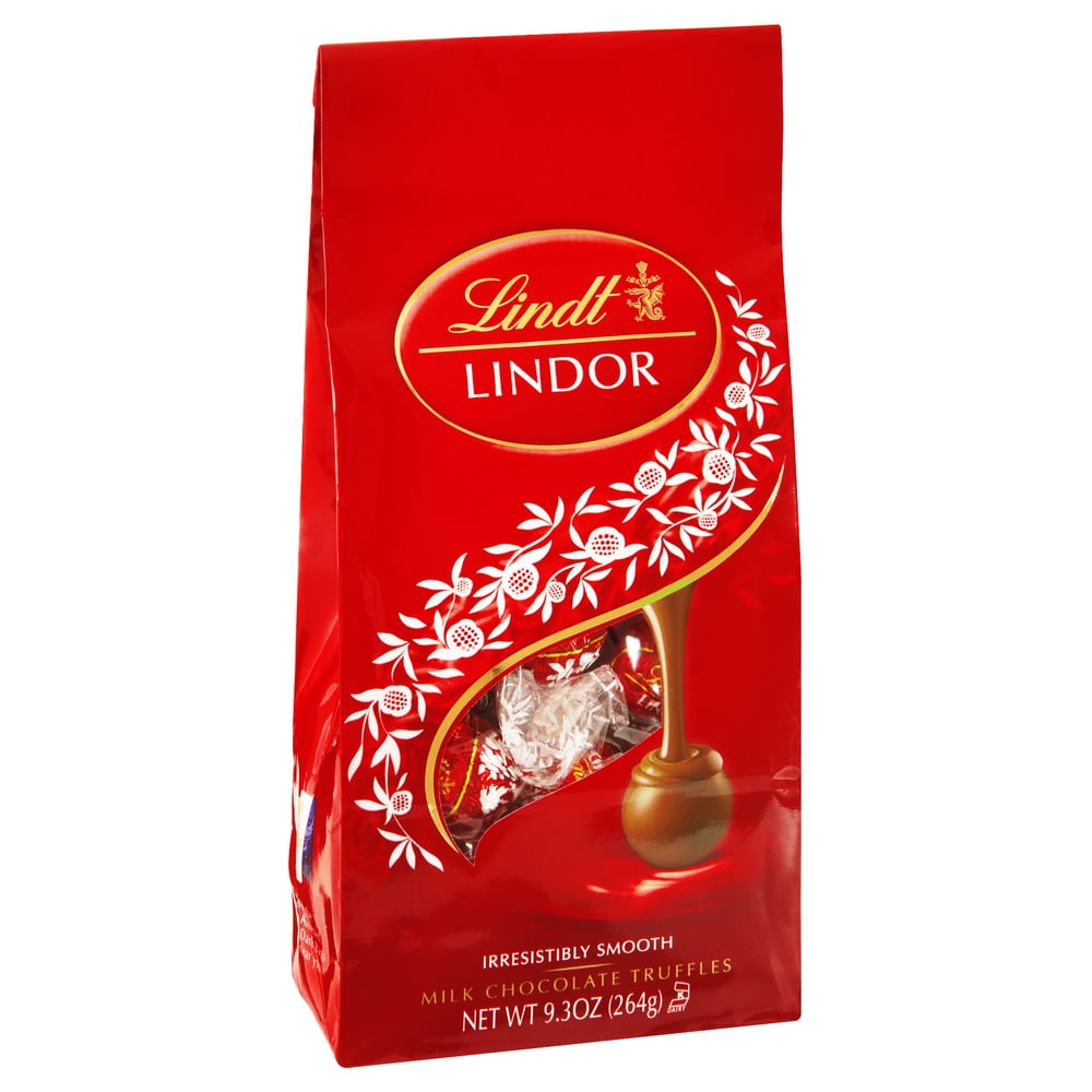 Lindt Lindor Milk Chocolate Truffles, 9.3 Oz.