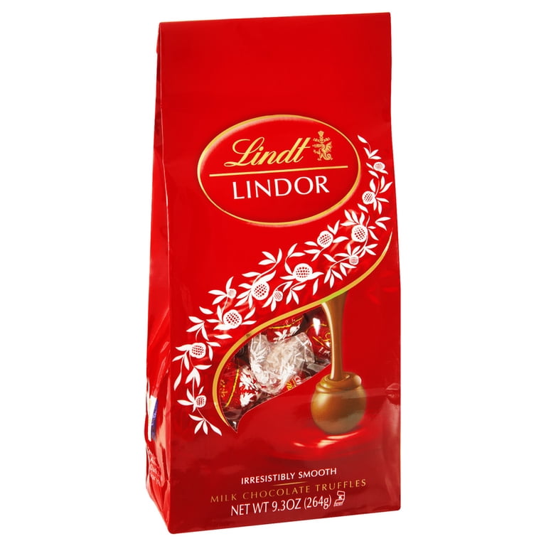 Lindt Lindor Milk Chocolate Truffles, 9.3 Oz. - Walmart.com