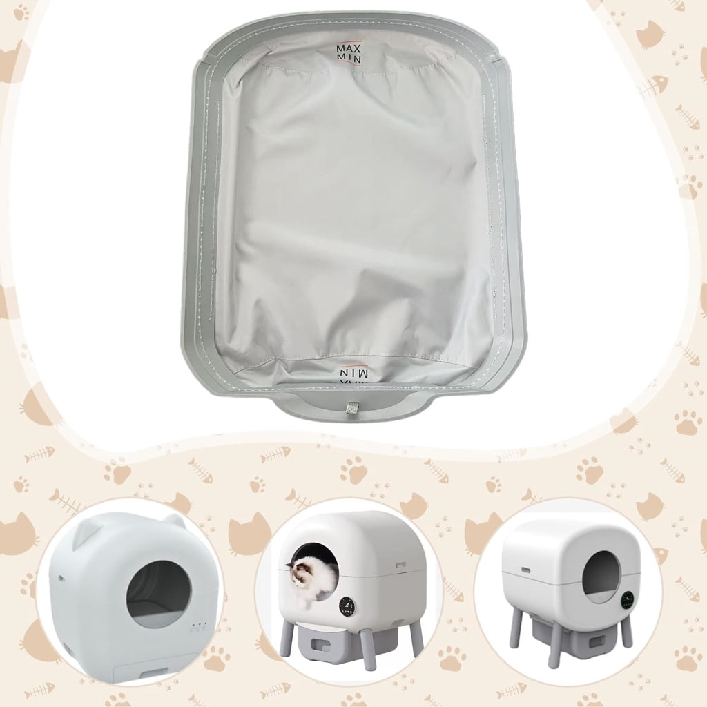 Litter Box Tray Replacement Smooth Surfaces Detachable Pan Safe Liner Auto Cats Litter Pans Accessories
