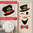 thumbnail image 4 of Firm cloth Cartoon sticker snowman for Home window door and Theme party decor, 4 of 8