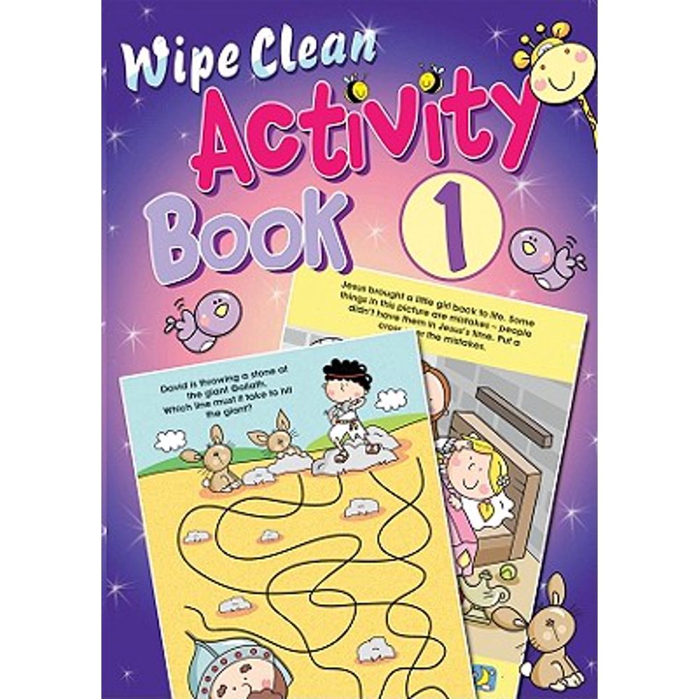 Wipe Clean Activity, Book 1