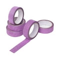 thumbnail image 3 of BalsaCircle 5 Pieces 5 yards Purple Self-Adhesive Glitter Craft Washi Tapes Party DIY, 3 of 6