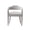 Silver Lining, variant on Manhattan Comfort Aspen Dining Armchair with Solid Wood Frame in Silver Lining