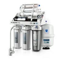 Ukoke 6 Stages Reverse Osmosis Water Filtration System 75 GPD with Pump
